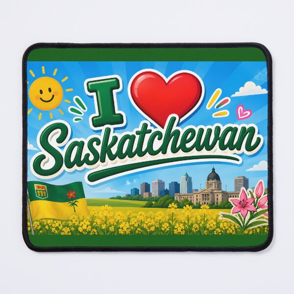 Item preview, Sunny Saskatchewan designed and sold by Stubblejumper Artworks.