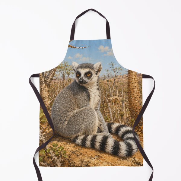 Item preview, Ring-Tailed Lemur in Spiny Forest designed and sold by Pixel Junkies Studio.