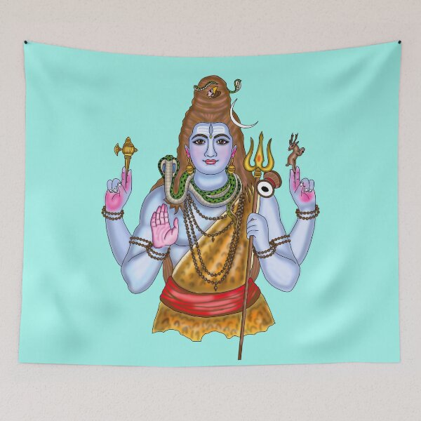 Item preview, Lord Shiva Artwork | Divine Hindu God Digital Illustration designed and sold by Harshit_Digital_Arts.