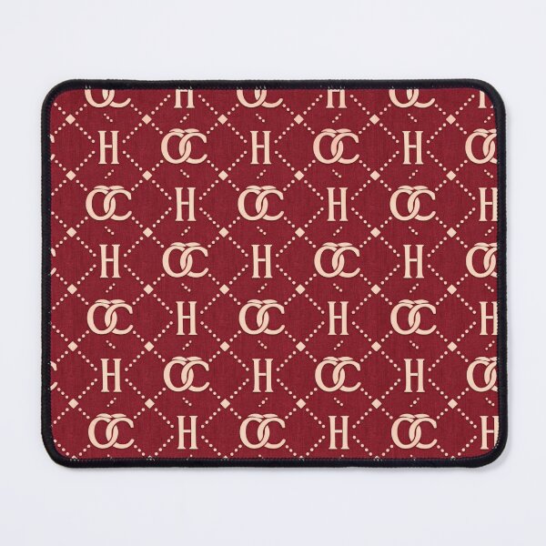Item preview, Dark red Monogram Grid Patter – Old Money Luxury designed and sold by Ve state official.