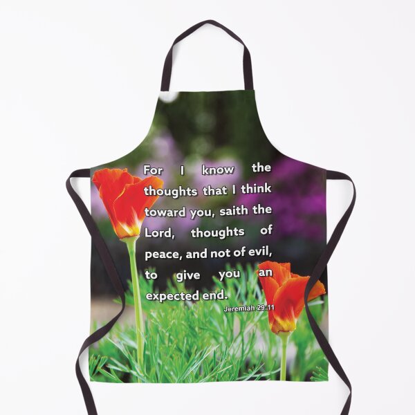 Item preview, Jeremiah 29 11 For I Know The Thoughts - Inspirational Bible Verse designed and sold by InsprtnlArtbyDP.