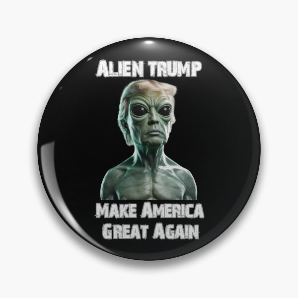 Item preview, Alien Trump Make America Great Again – Funny UFO Political Parody designed and sold by ALL ART .