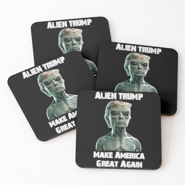 Item preview, Alien Trump Make America Great Again – Funny UFO Political Parody designed and sold by ALL ART .