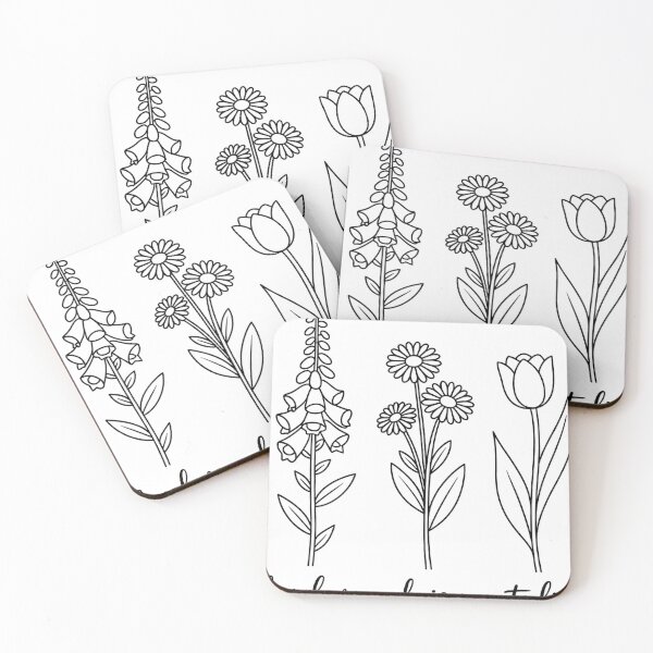 Aperçu de l'œuvre digitale marguerite tulipe créée et vendue par RaynaOceana.