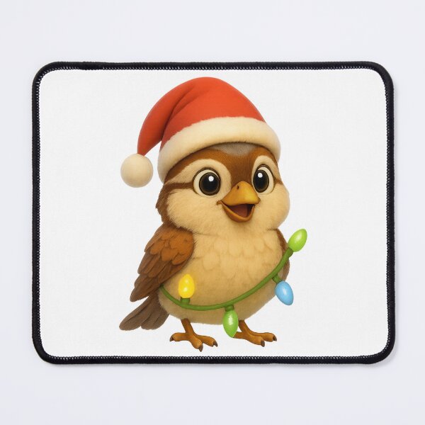 Item preview, Christmas Chipping Sparrow designed and sold by Sillytoe.