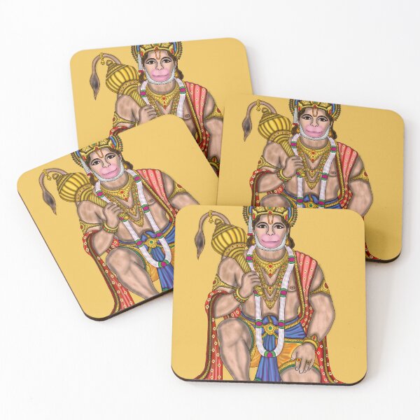 Item preview, Lord Hanuman Artwork | Powerful Hindu Divine Digital Illustration designed and sold by Harshit_Digital_Arts.