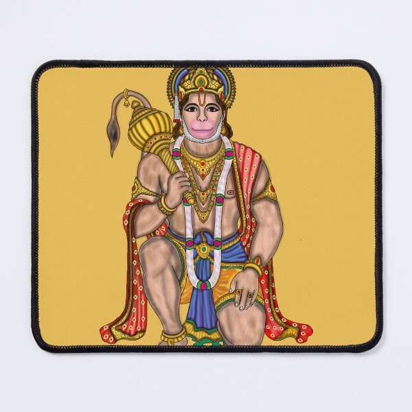 Item preview, Lord Hanuman Artwork | Powerful Hindu Divine Digital Illustration designed and sold by Harshit_Digital_Arts.