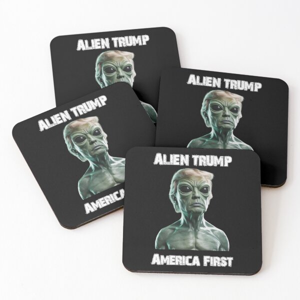 Item preview, Alien Trump America First – Funny UFO Political Parody designed and sold by ALL ART .