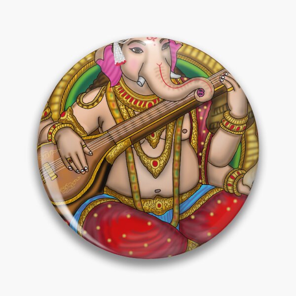 Item preview, Lord Ganesha Artwork | Divine Hindu God Digital Illustration designed and sold by Harshit_Digital_Arts.