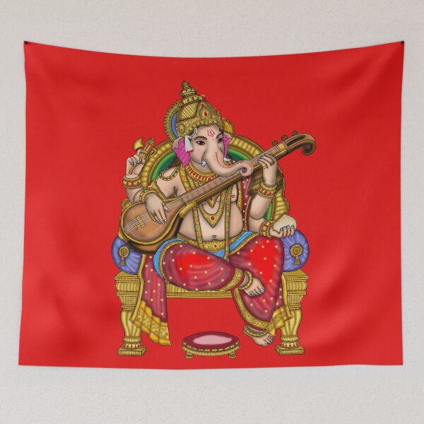 Item preview, Lord Ganesha Artwork | Divine Hindu God Digital Illustration designed and sold by Harshit_Digital_Arts.