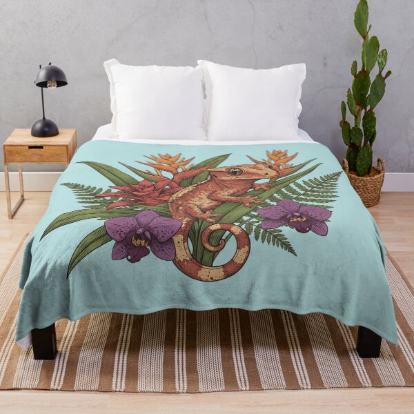 Item preview, Crested Gecko Pet Reptile Rainforest Flora designed and sold by BirdsnStuff.