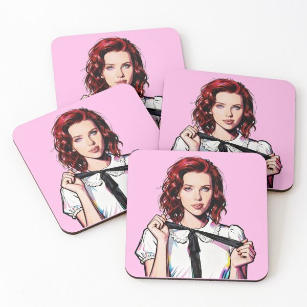 Item preview, Scarlett's Gaze - Pop Art designed and sold by CleverCulture.