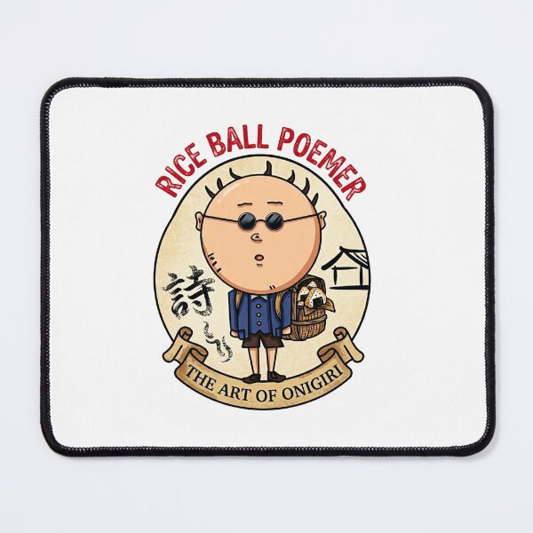 Item preview, The Rice Ball Poemer - Retro Anime Boy with Onigiri designed and sold by Surreal Characters & Cute Pups.