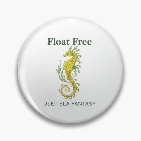 Item preview, Float Free Leafy Seahorse - Elegant Deep Sea Nature Art designed and sold by TheSquirla.