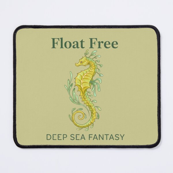 Item preview, Float Free Leafy Seahorse - Elegant Deep Sea Nature Art designed and sold by TheSquirla.