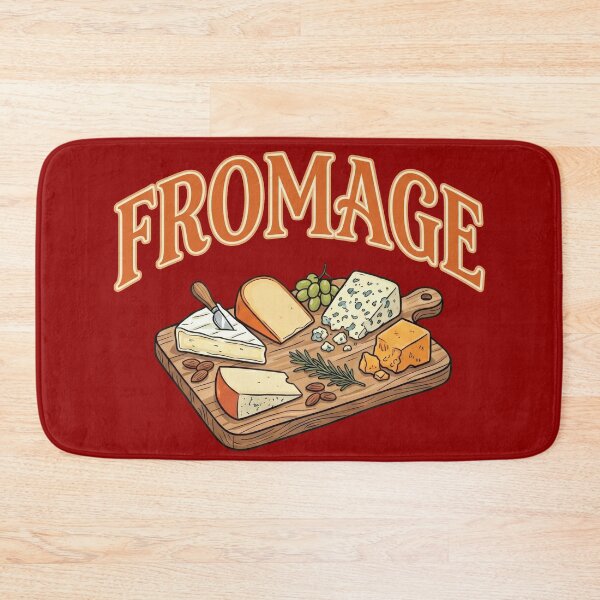Item preview, Vintage Fromage French Cheese Charcuterie Graphic Design designed and sold by Terry Bain.