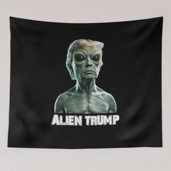 Item preview, Alien Trump – Funny UFO Political Parody designed and sold by ALL ART .