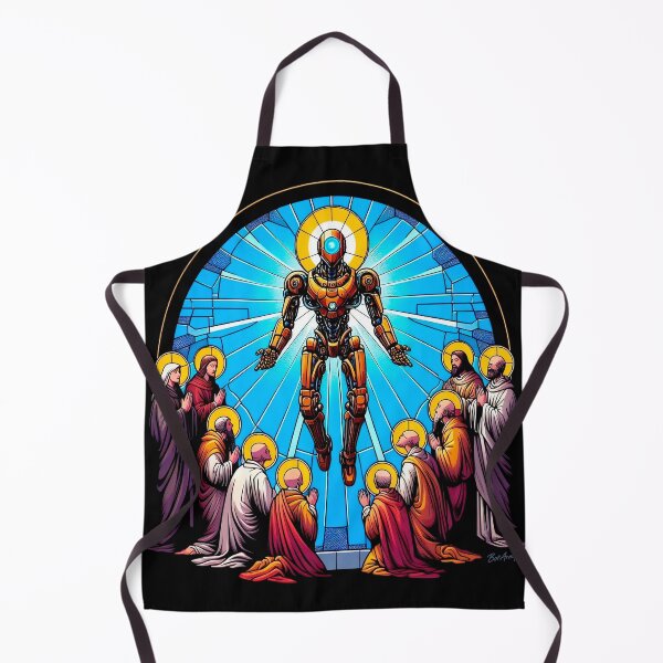 Item preview, Worship AI, Cyber Messiah Design designed and sold by Bot-Army.