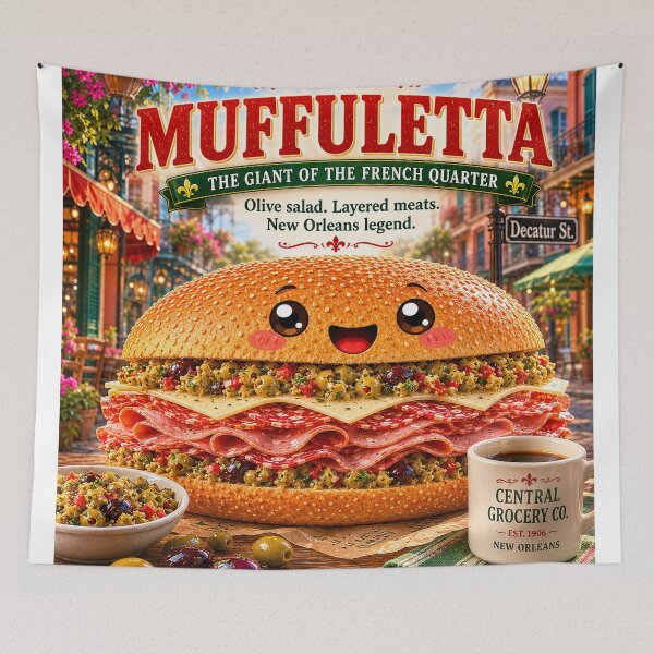 Item preview, Happy Muffuletta Solo designed and sold by 1mooreroy.