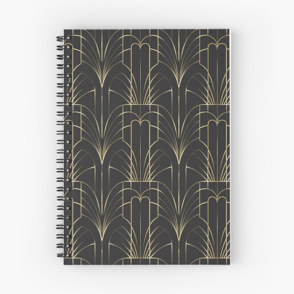Item preview, Luxury Art Deco Geometric Gold Arches Pattern designed and sold by NSB-Design.
