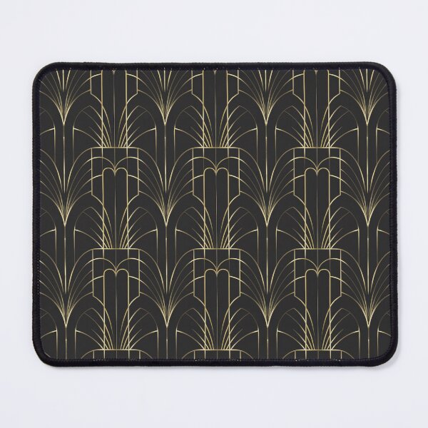 Item preview, Luxury Art Deco Geometric Gold Arches Pattern designed and sold by NSB-Design.