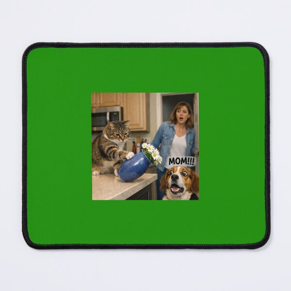 Item preview, Cat Dog Sibling Rivalry Meme designed and sold by ThatUnknownOre.