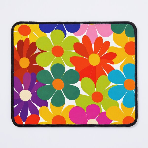 Item preview, Retro 1960's Flower Power Pattern Hippie Art Designs  designed and sold by DEC02.