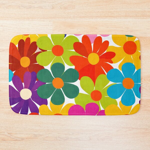 Item preview, Retro 1960's Flower Power Pattern Hippie Art Designs  designed and sold by DEC02.