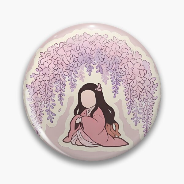Item preview, Japanese Demon Slayer Inspired Bamboo Fire & Wisteria Anime Aesthetic Art Set | Tanjiro & Nezuko Inspired Fantasy Watercolor Design designed and sold by VectorJoy.