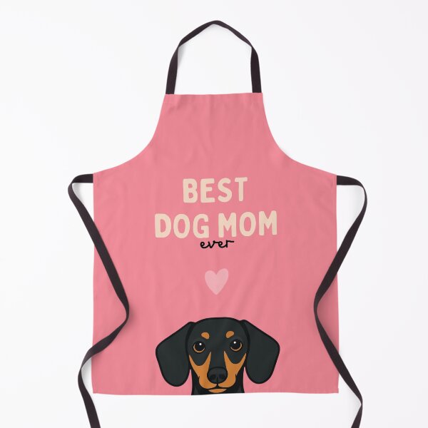 Item preview, Smooth-haired Black and Tan Dachshund Best Dog Mom designed and sold by ZoesPlace.