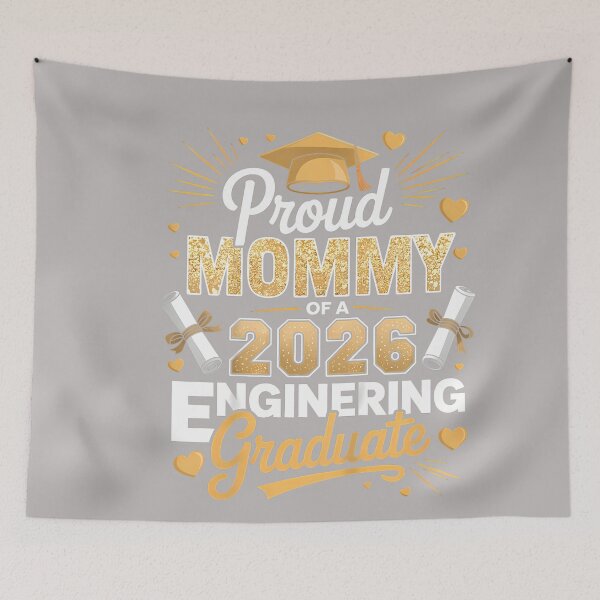 Item preview, Proud Mommy of 2026 Engineering Graduate Family Graduation designed and sold by GreggRoss.