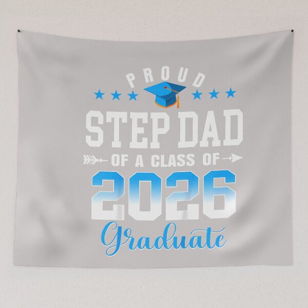 Item preview, Class of 2026 Graduation Proud Step Dad of A 2026 Graduate designed and sold by MabelWells.