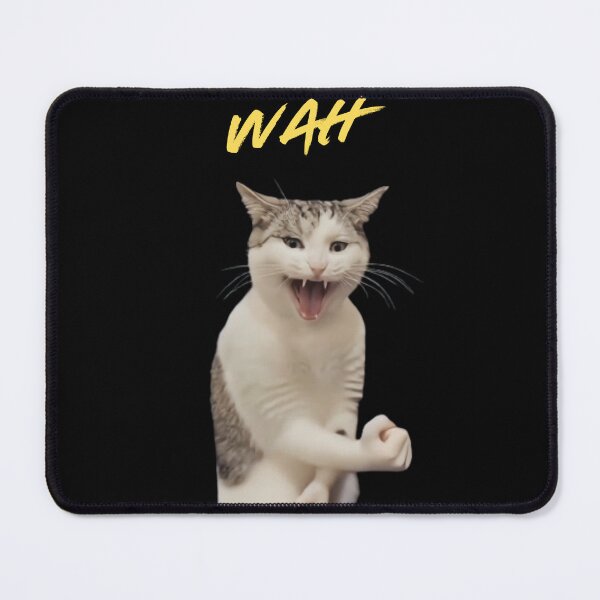Item preview, Wah Cat funny Meme designed and sold by darlwolf.