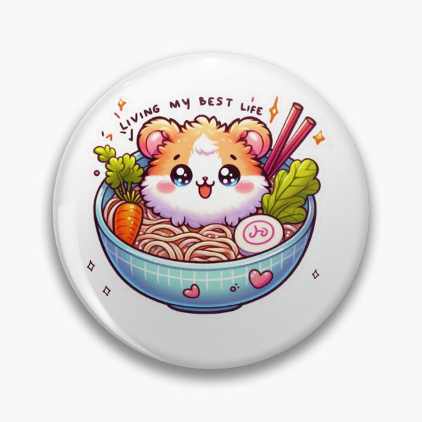 Item preview, Living My Best Life Cute Hamster designed and sold by carestazafeli.