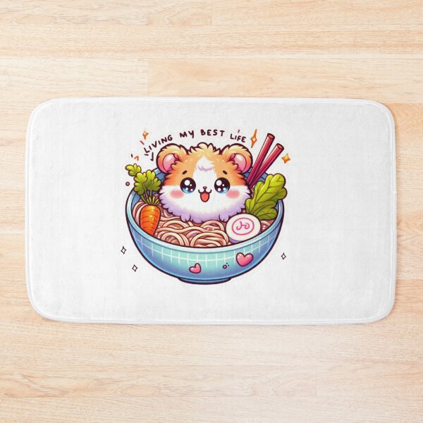 Item preview, Living My Best Life Cute Hamster designed and sold by carestazafeli.