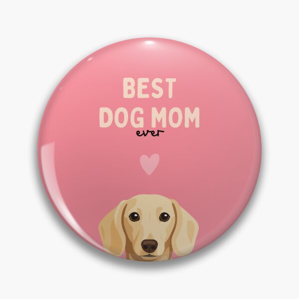 Item preview, Smooth-haired Cream Dachshund Best Dog Mom designed and sold by ZoesPlace.