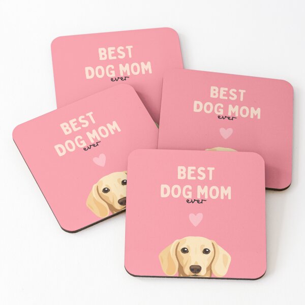 Item preview, Smooth-haired Cream Dachshund Best Dog Mom designed and sold by ZoesPlace.