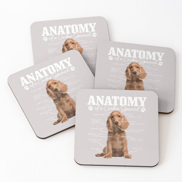 Item preview, Cocker Spaniel Anatomy Funny Cute Dog Cocker Spaniel Mom Dad designed and sold by MabelWells.