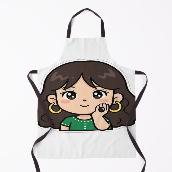 Item preview, Cute Brunette Chibi Girl Sticker | Kawaii Cartoon Aesthetic designed and sold by FernandsOficial.