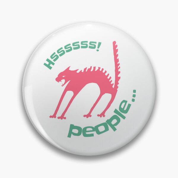 Item preview, Hssss People Grumpy Black Cat - Office Introvert Quote designed and sold by silviaarzamendia.