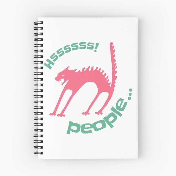 Item preview, Hssss People Grumpy Black Cat - Office Introvert Quote designed and sold by silviaarzamendia.