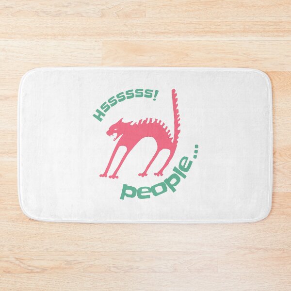 Item preview, Hssss People Grumpy Black Cat - Office Introvert Quote designed and sold by silviaarzamendia.