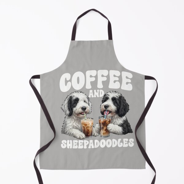 Item preview, Coffee And Sheepadoodle Owner Sheepadoodle Lover Pullover Hoodie designed and sold by MabelWells.