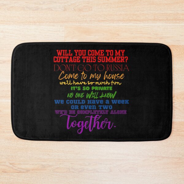 Item preview, Will You Come To My Cottage This Summer Pride Flag designed and sold by Sugar-n-Spite.