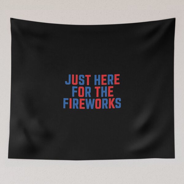 Item preview, Just Here for The Fireworks American 4th of July Couples designed and sold by Schroedingerska.