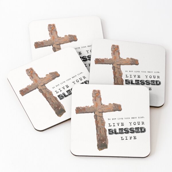 Item preview, Live your Blessed life - black designed and sold by Cane & Abel Creations ..