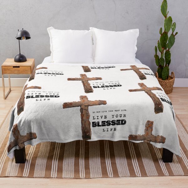 Item preview, Live your Blessed life - black designed and sold by Cane & Abel Creations ..