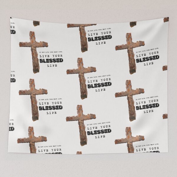 Item preview, Live your Blessed life - black designed and sold by Cane & Abel Creations ..