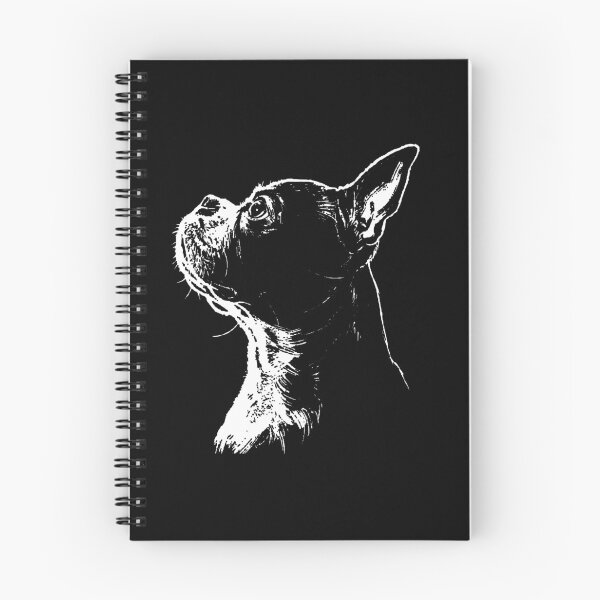 Item preview, Boceto artístico minimalista moderno de un perro Boston Terrier designed and sold by BornBorn.