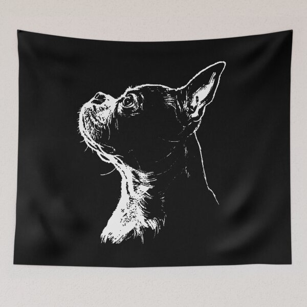 Item preview, Modern Minimalist Boston Terrier Dog Sketch Artistic designed and sold by BornBorn.